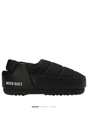 Moon Boot Logo Printed Padded Slippers
